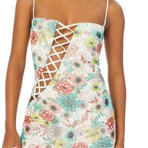 NWT AFRM Jessi midi dress sz. Small